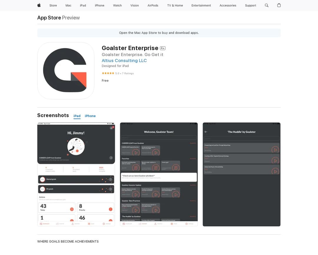 Goalster Enterprise
