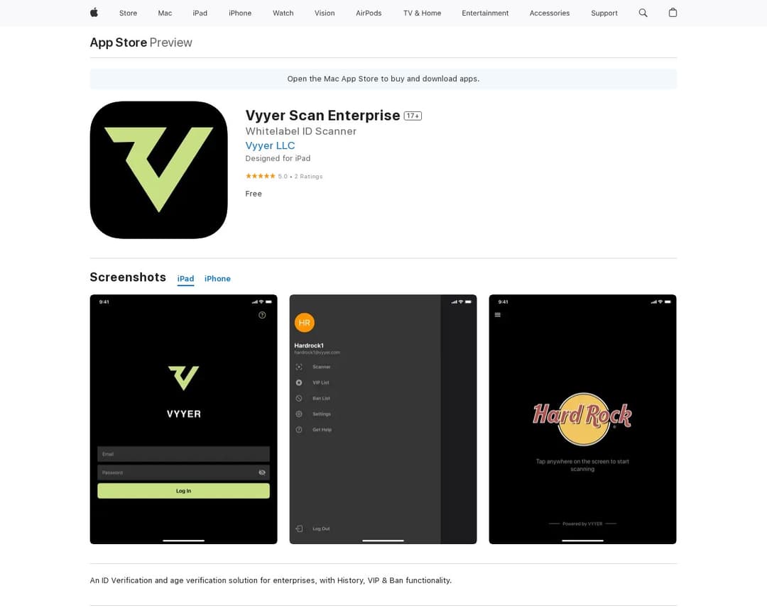 Vyyer Scan Enterprise
