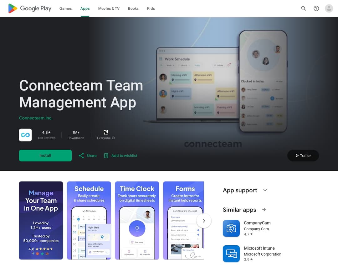 Connecteam Team Management App