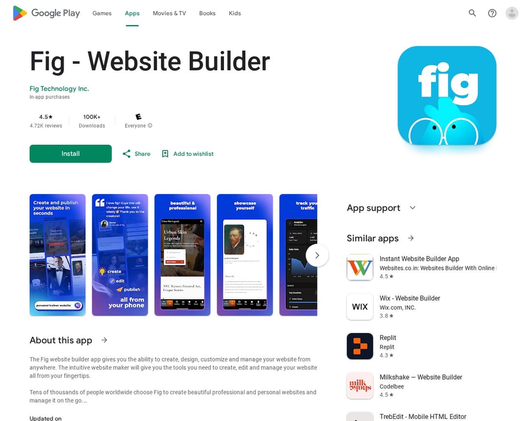 Fig - Website Builder