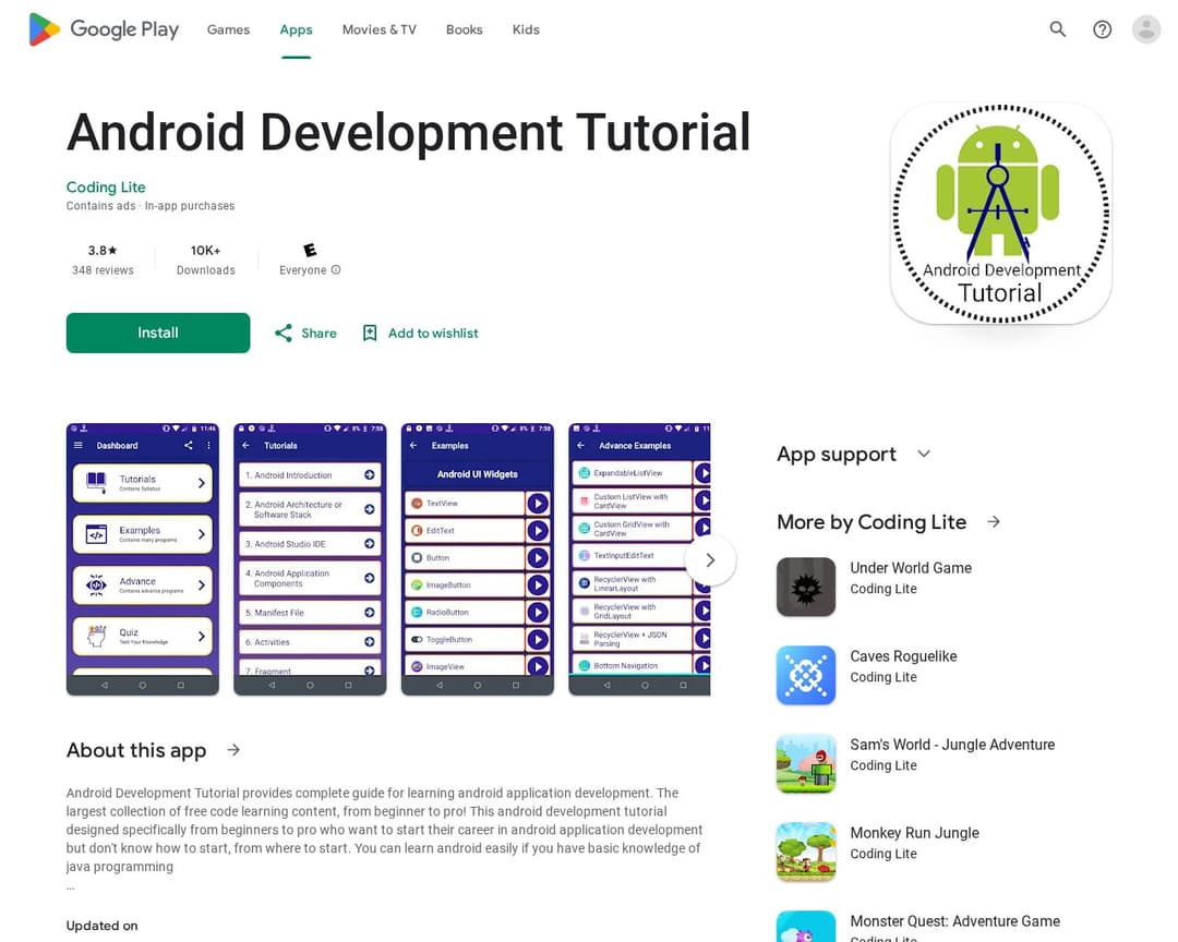 Android Development Tutorial