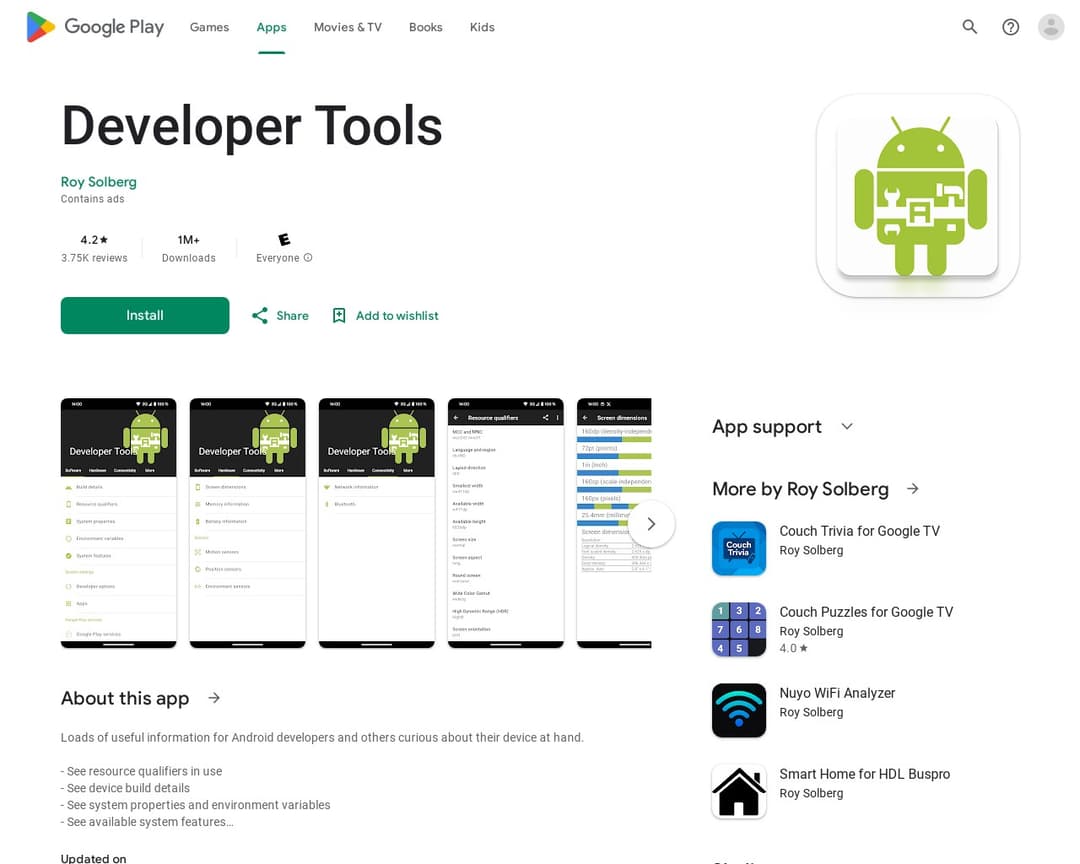 Developer Tools