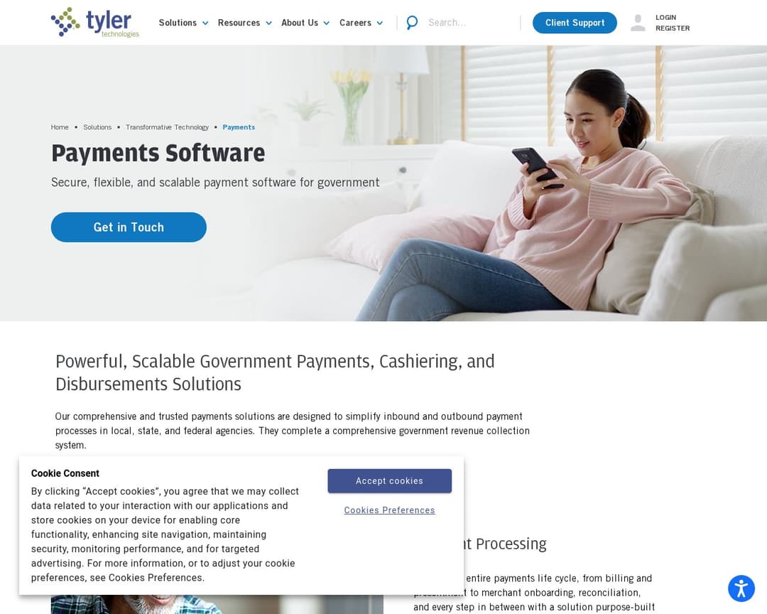 Tyler Technologies Payments Software