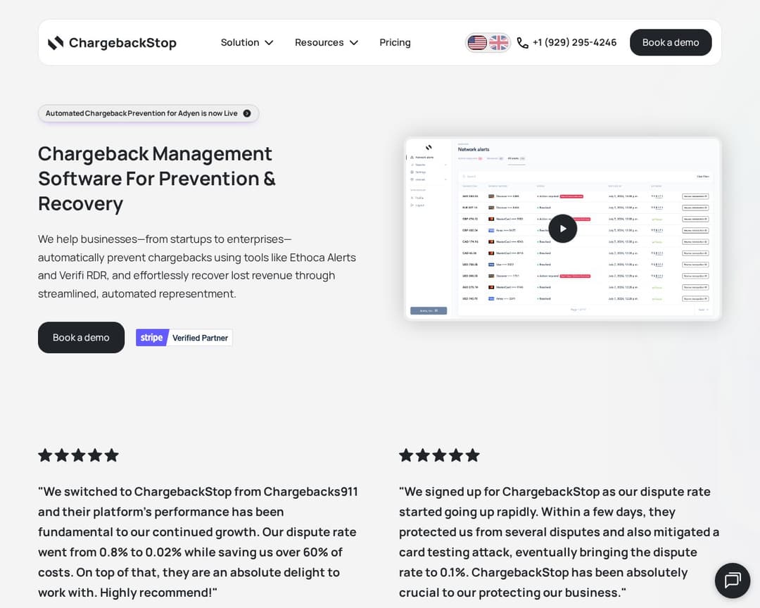 ChargebackStop