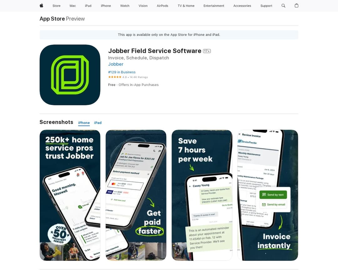 Jobber Field Service Software