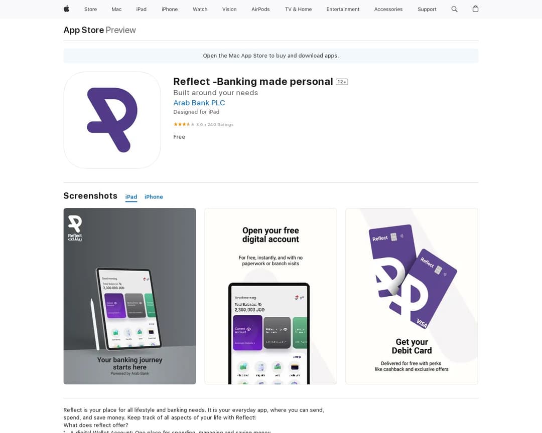 Reflect - Banking made personal