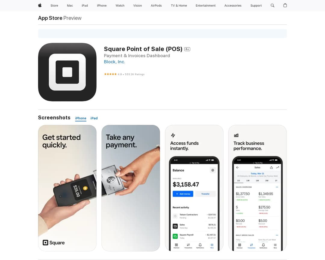 Square Point of Sale (POS)