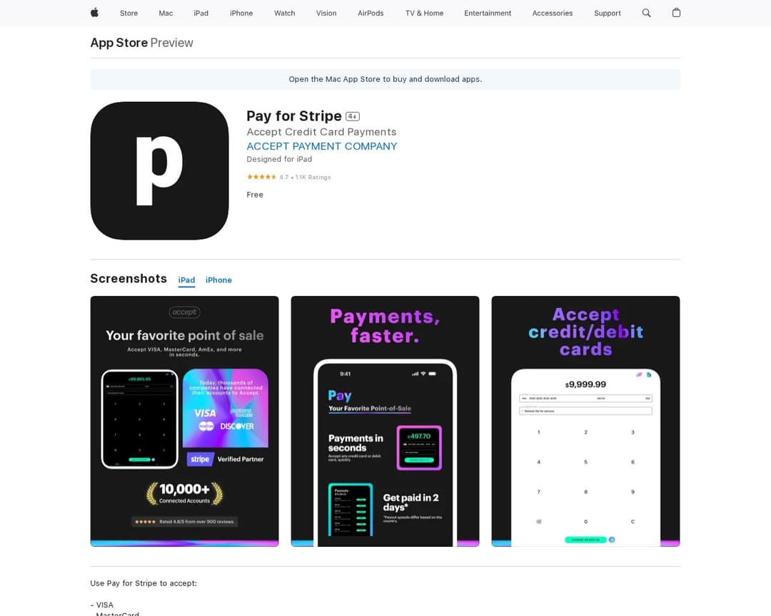 Pay for Stripe