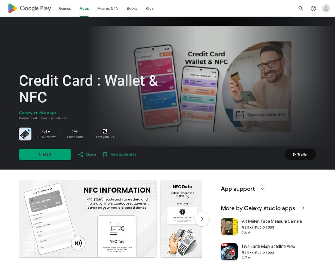Credit Card : Wallet & NFC
