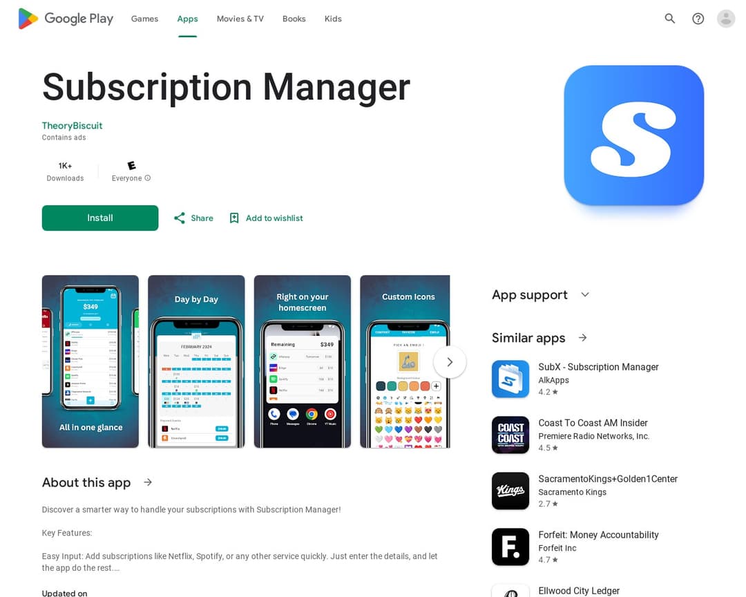 Subscription Manager