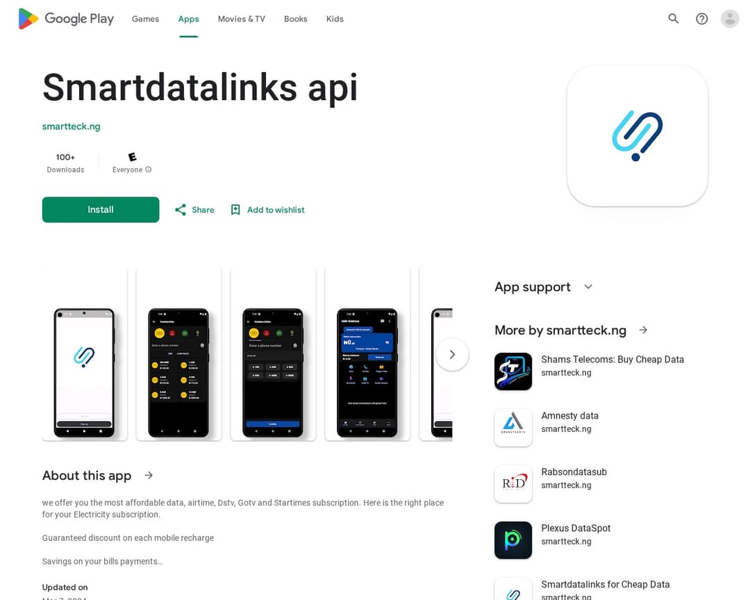 Smartdatalinks api