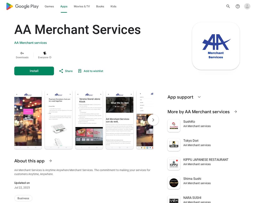 AA Merchant Services