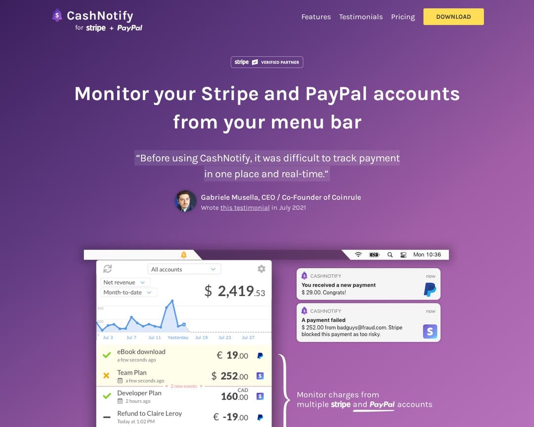 CashNotify