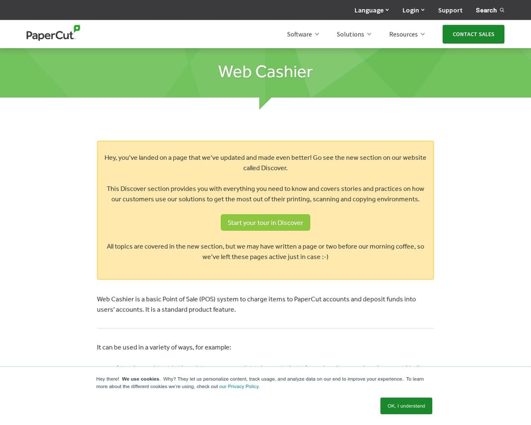 Web Cashier