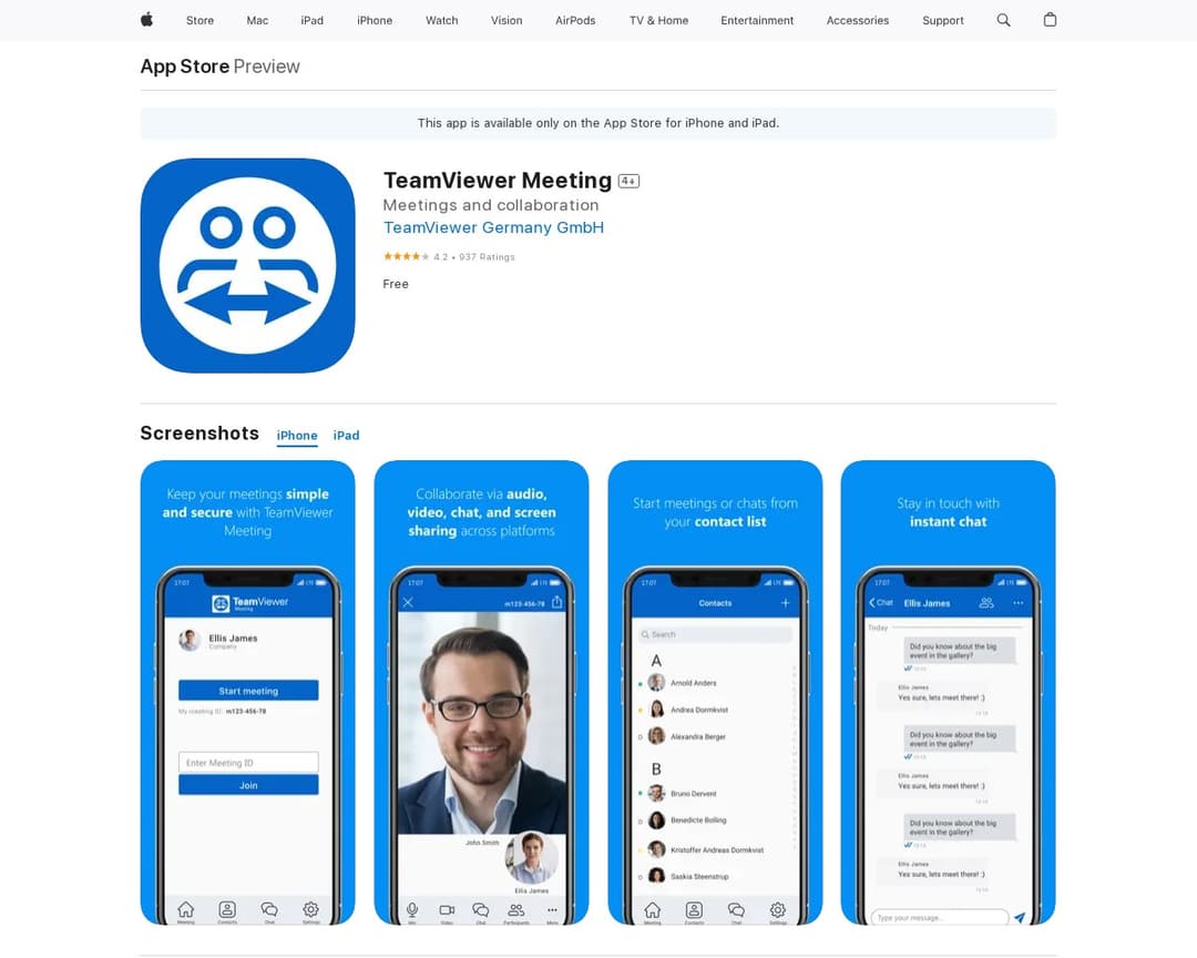TeamViewer Meeting