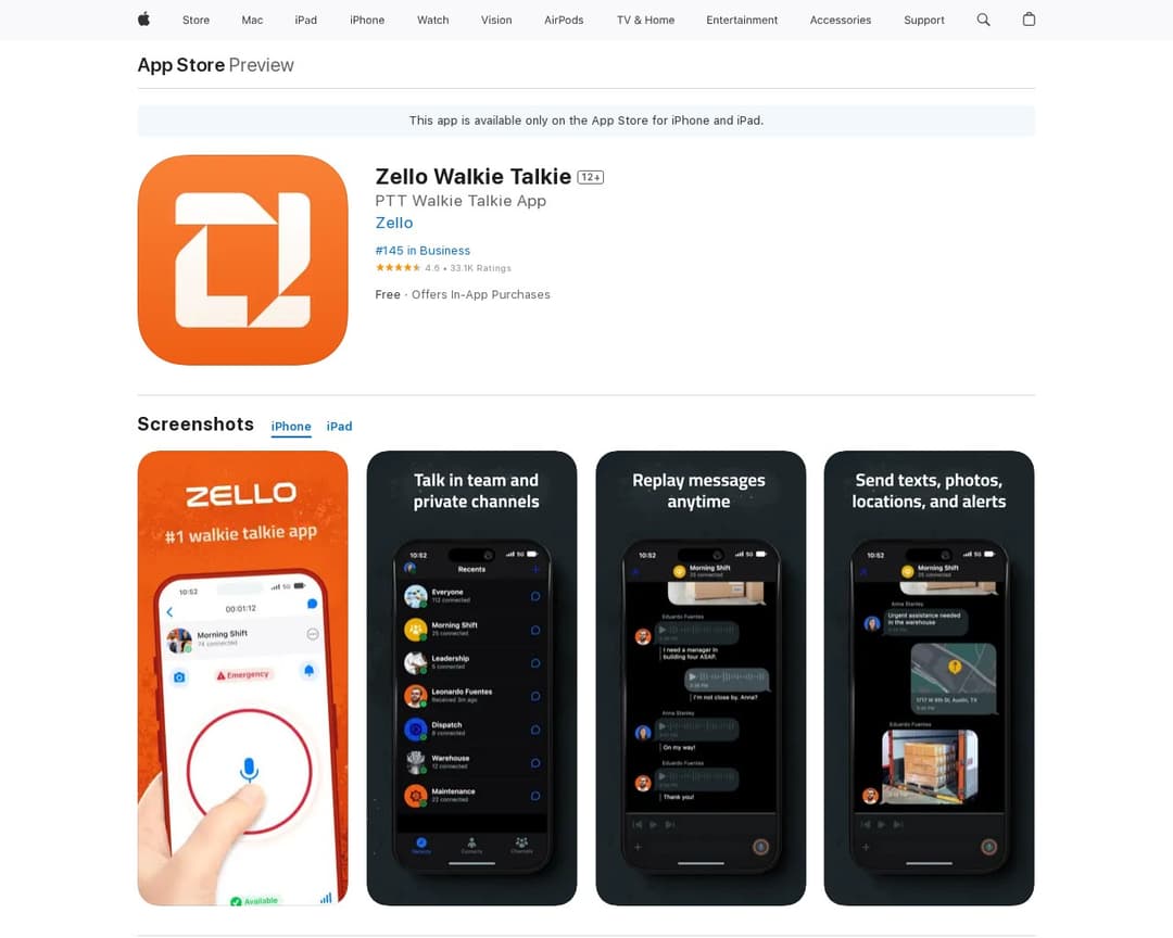 Zello Walkie Talkie