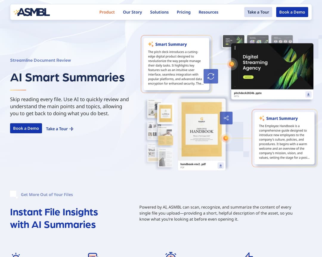 ASMBL AI Smart Summaries