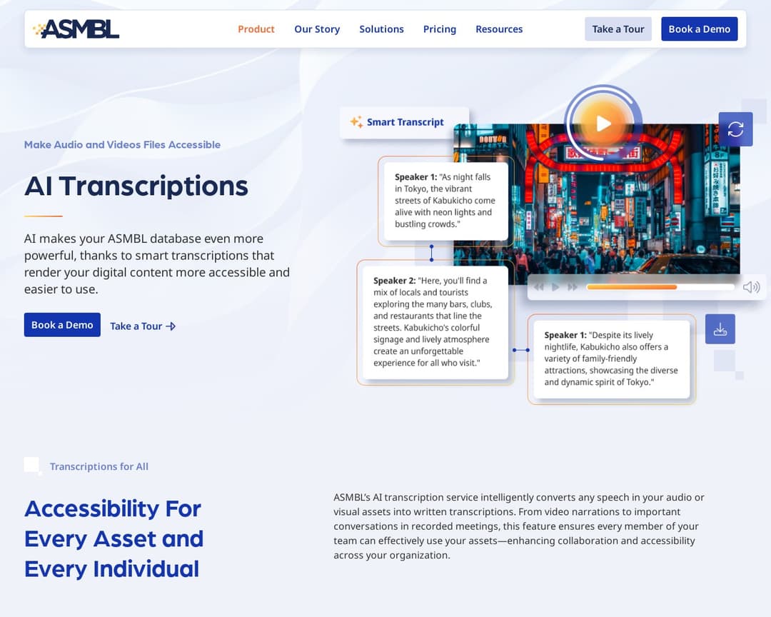 ASMBL AI Transcriptions