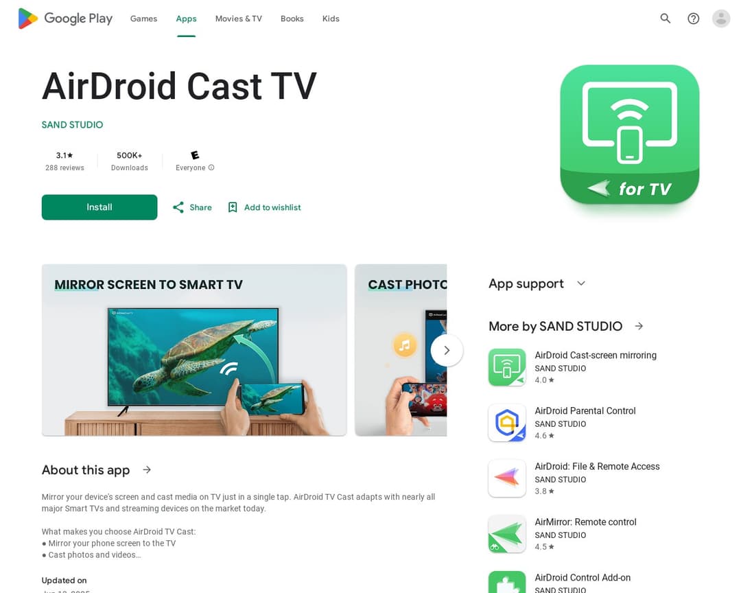 AirDroid Cast TV