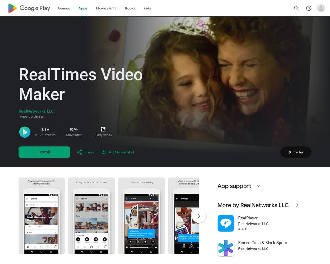 RealTimes Video Maker