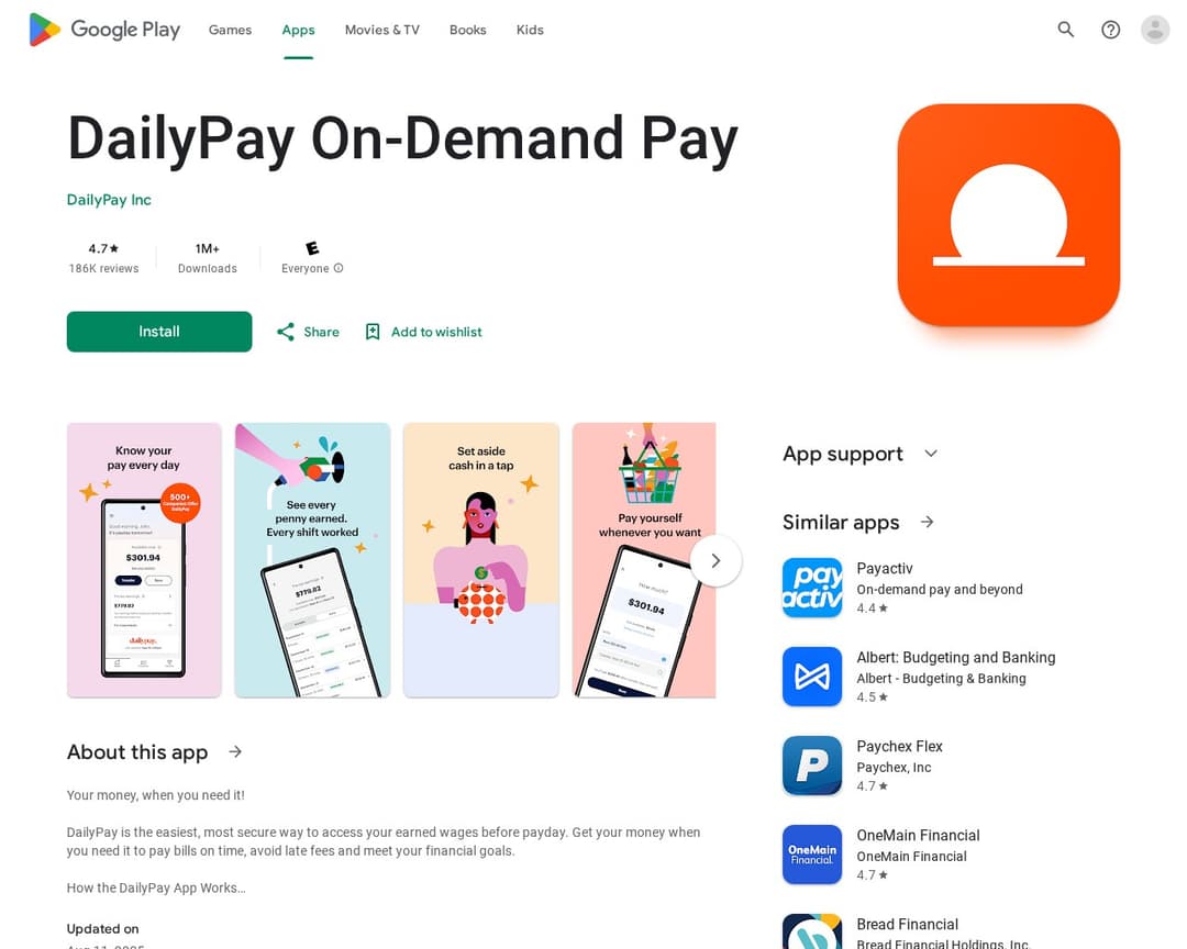 DailyPay On-Demand Pay