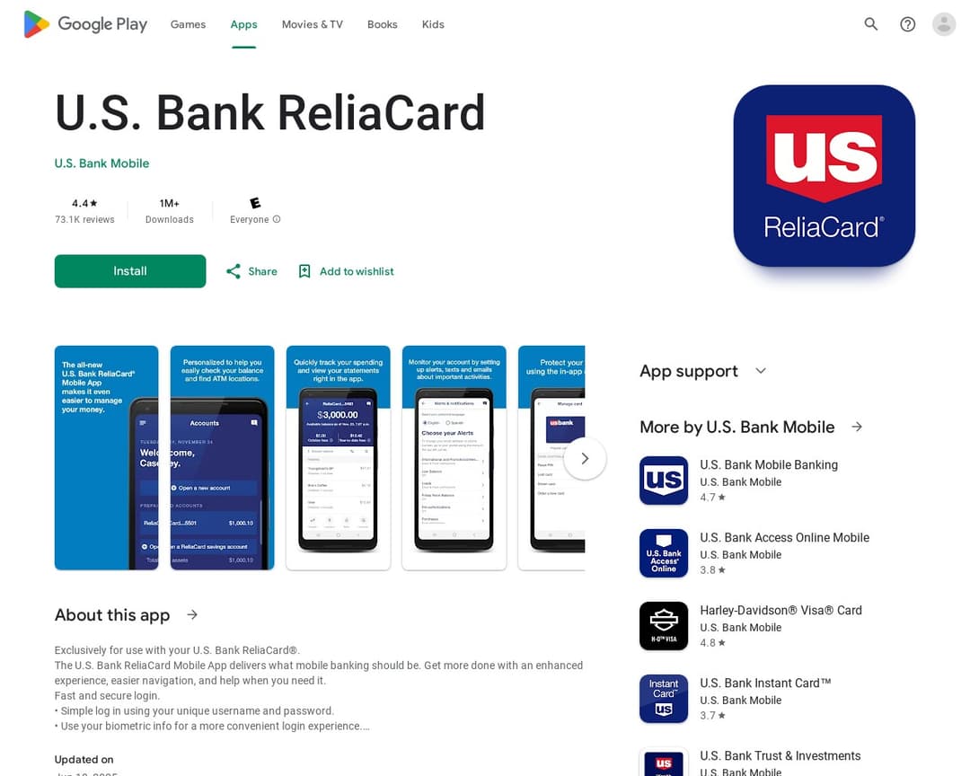 U.S. Bank ReliaCard