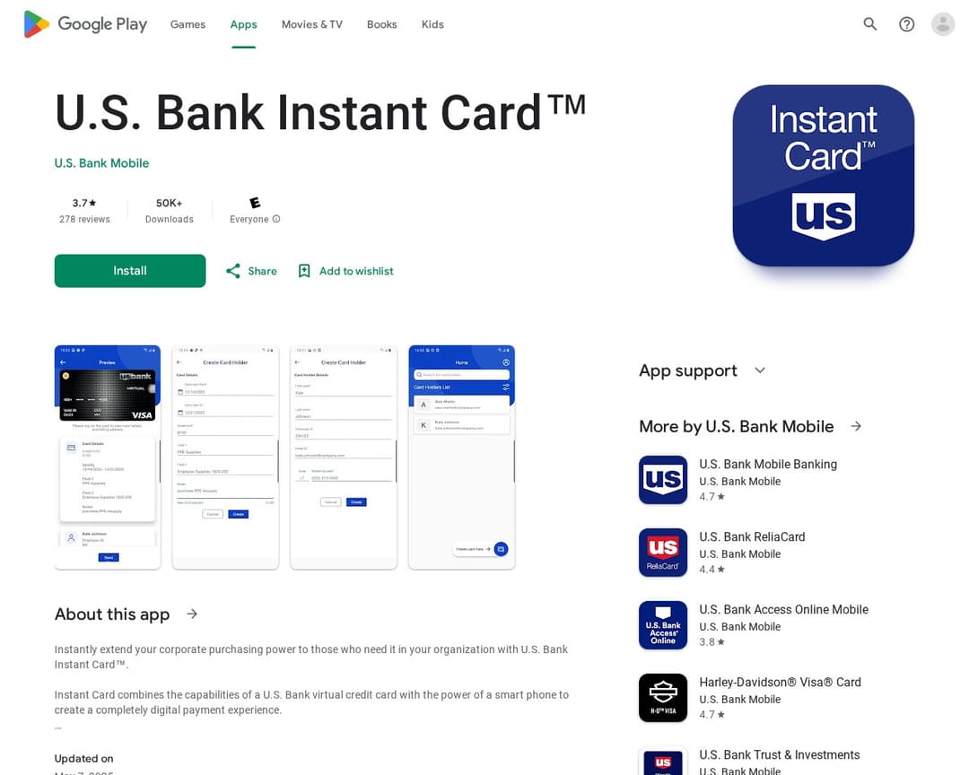 U.S. Bank Instant Card™