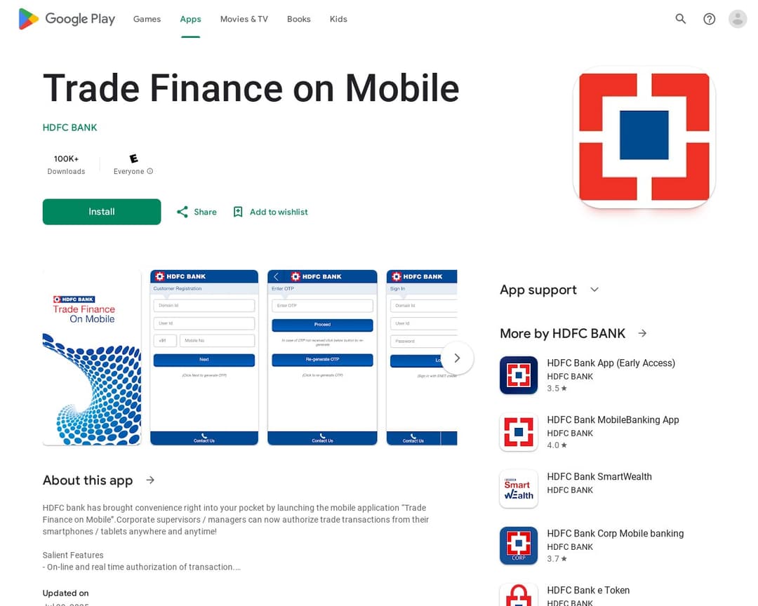 Trade Finance on Mobile