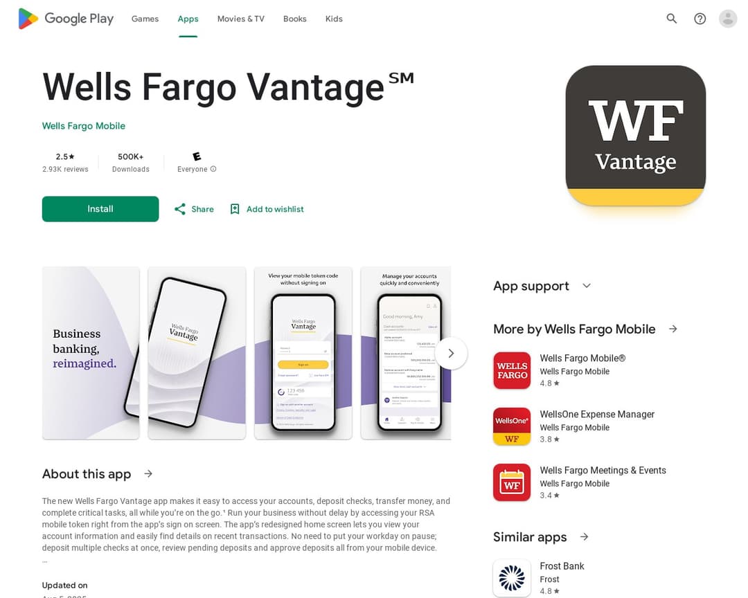 Wells Fargo Vantage℠