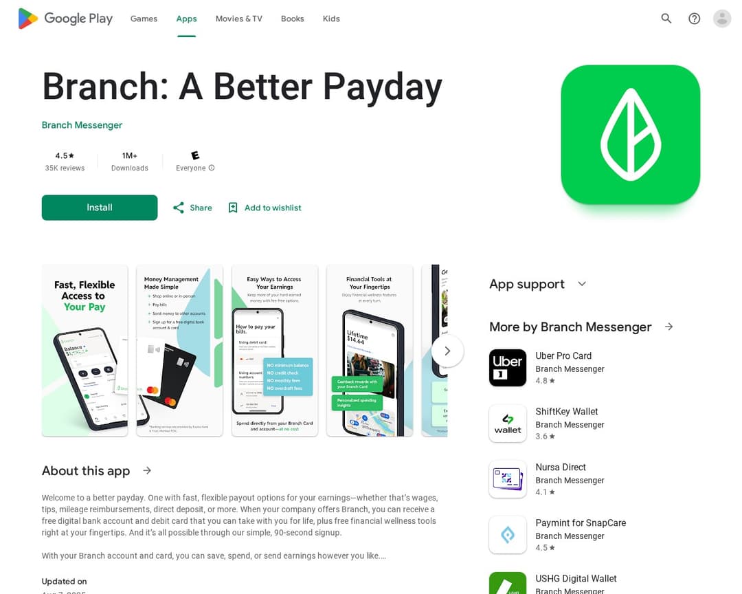Branch: A Better Payday