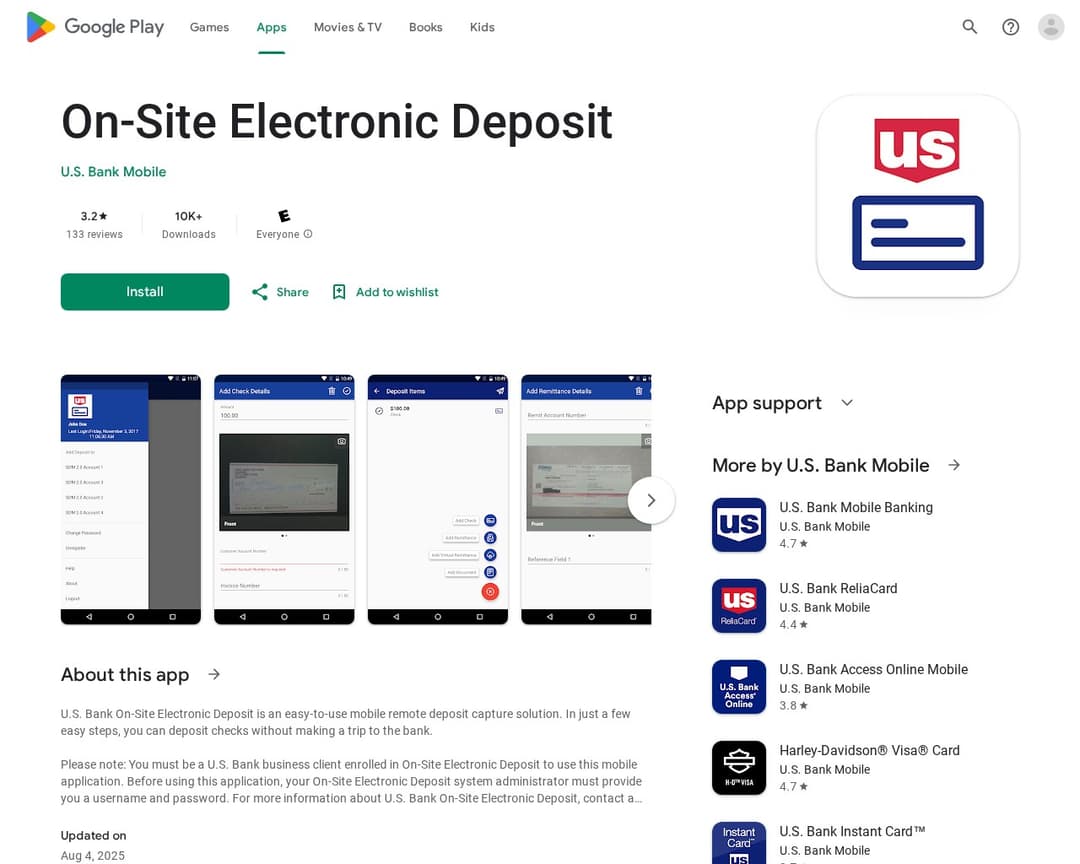 On-Site Electronic Deposit