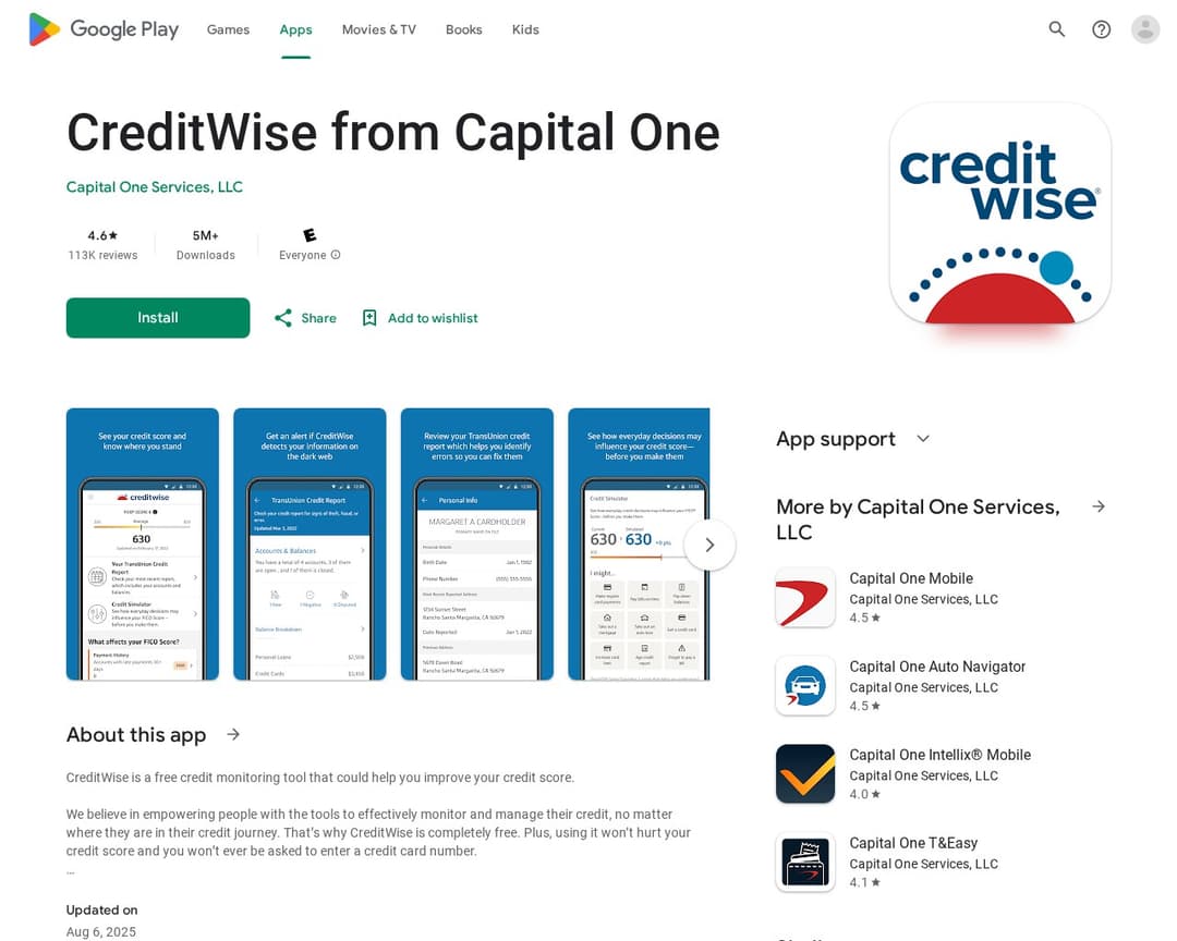 CreditWise from Capital One