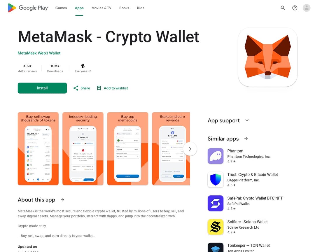 MetaMask - Crypto Wallet
