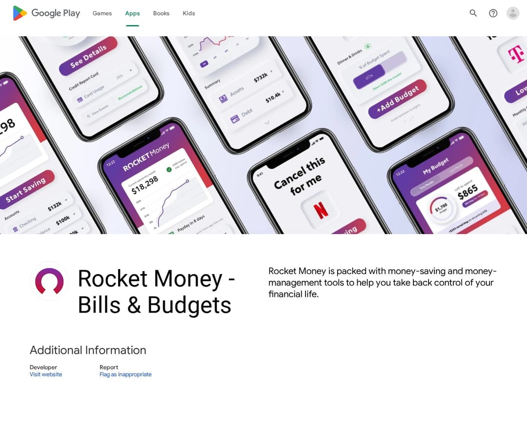 Rocket Money - Bills & Budgets