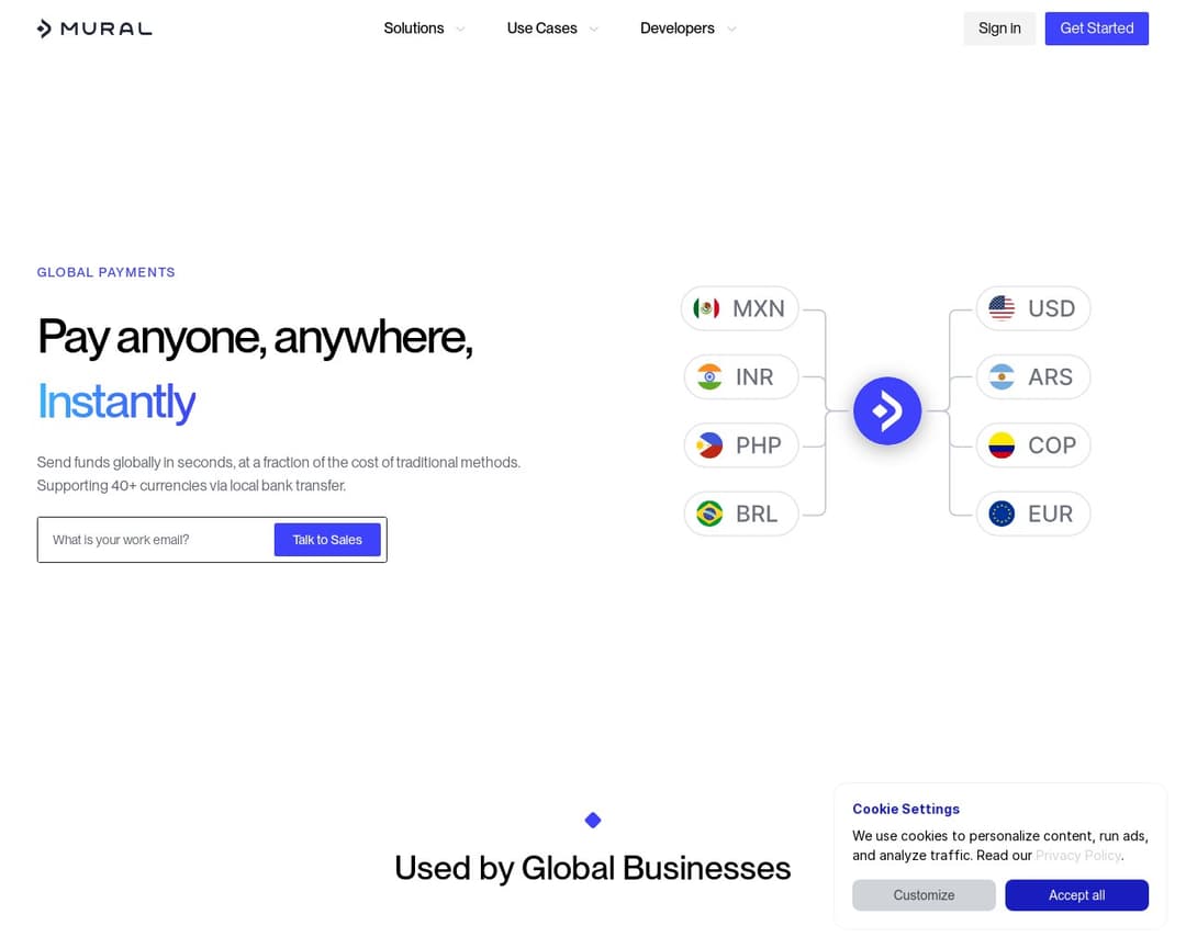 Mural’s Payment Platform