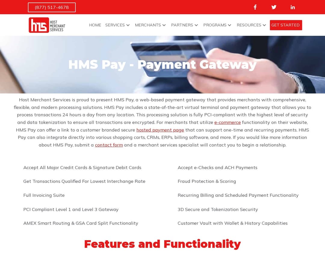 HMS Pay – Payment Gateway