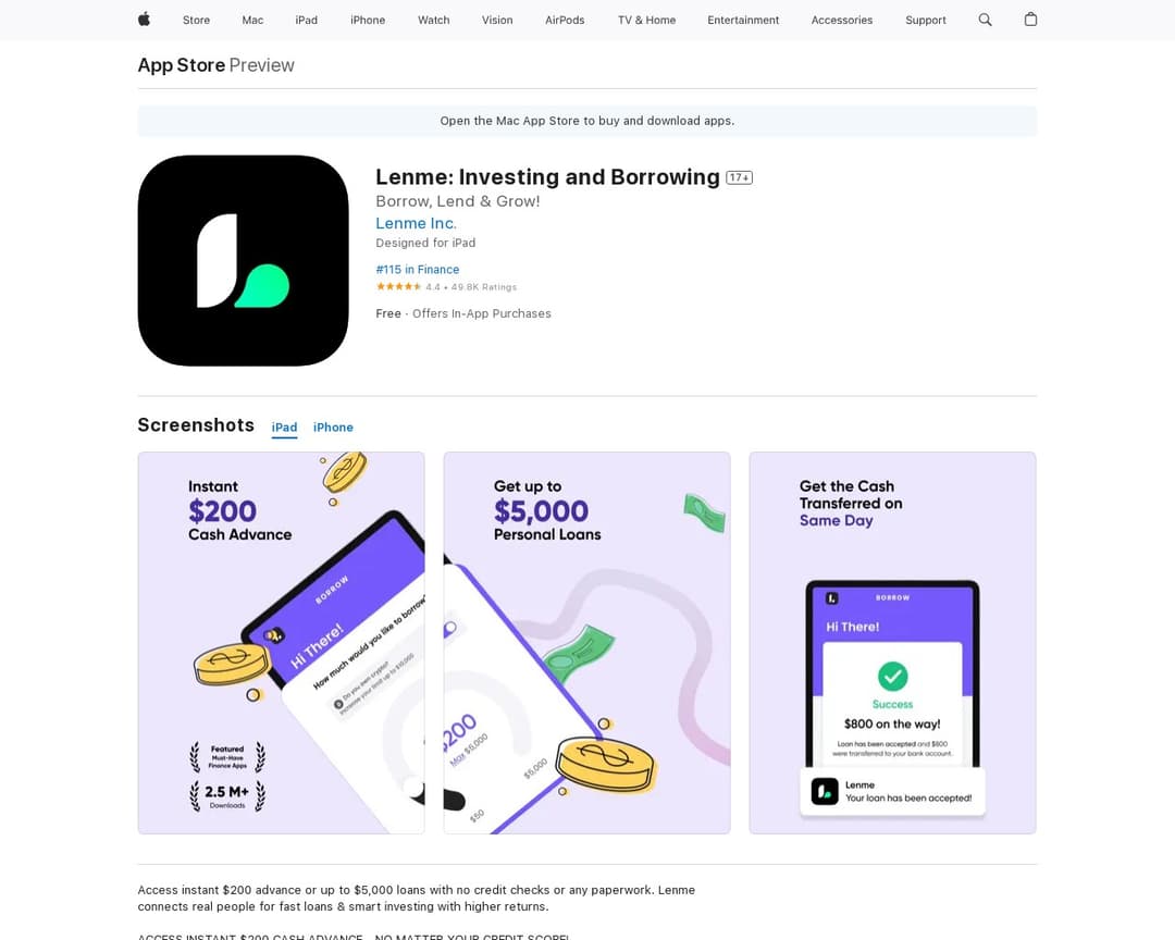 Lenme: Investing and Borrowing
