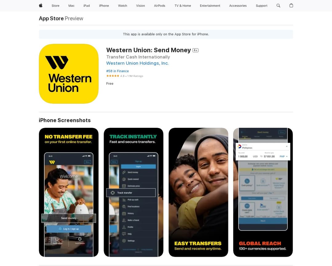Western Union: Send Money