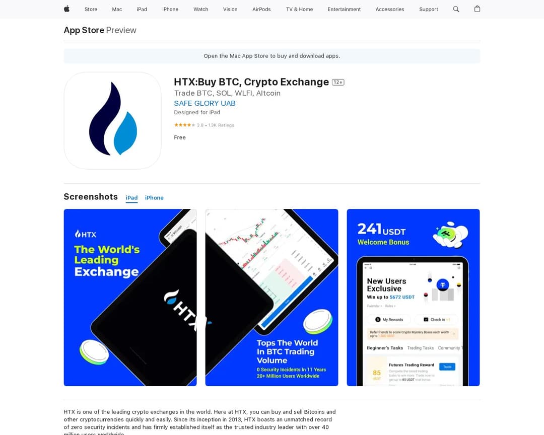 HTX:Buy BTC, Crypto Exchange