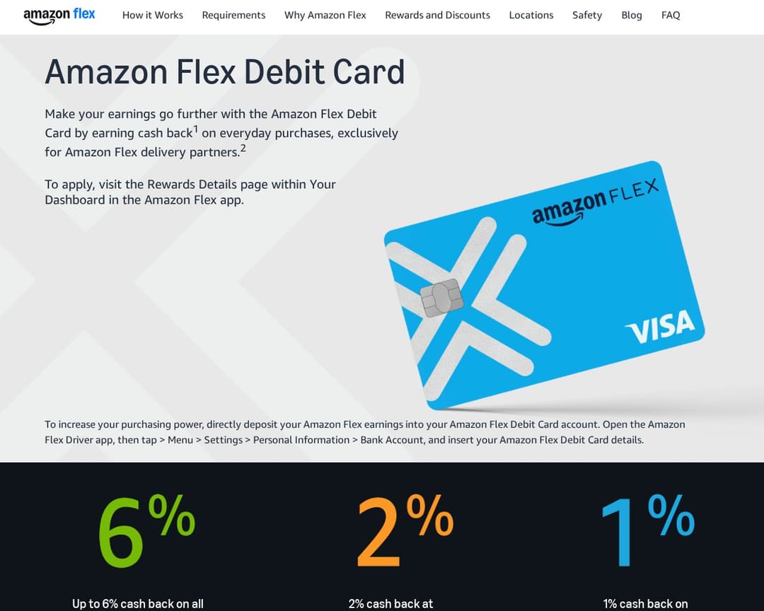 Amazon Flex Debit Card