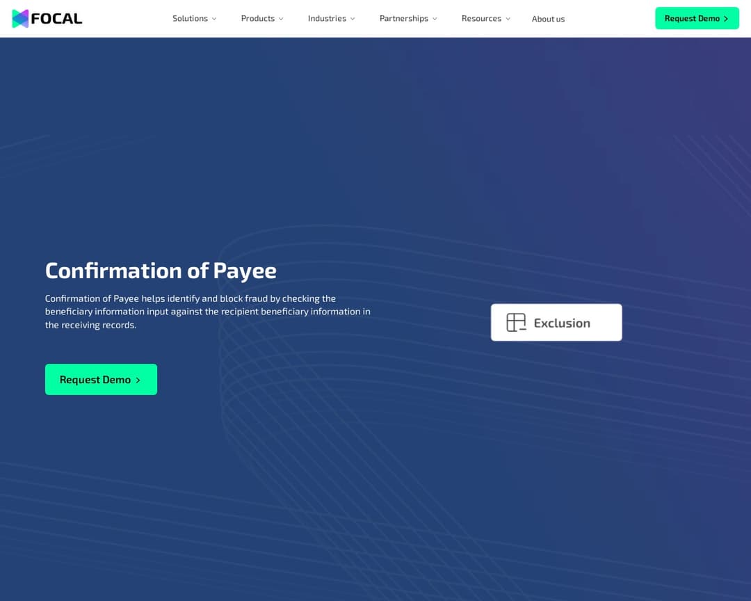 Confirmation of Payee