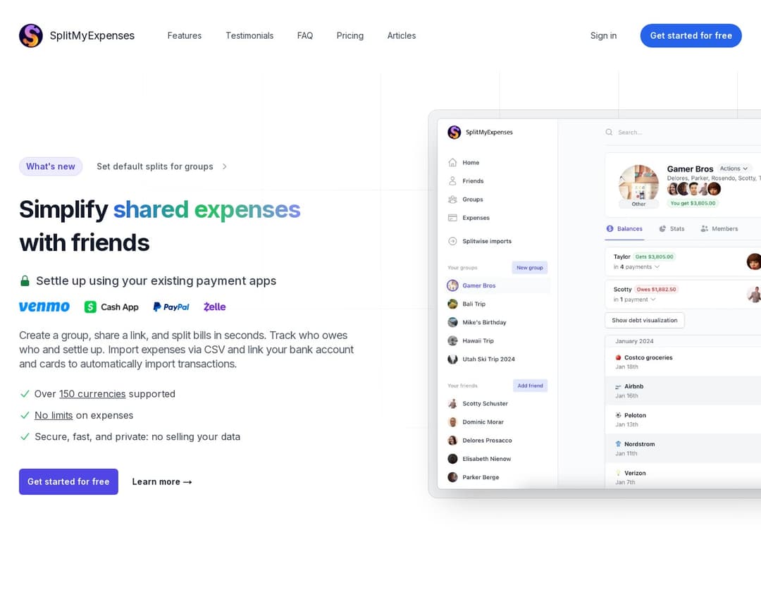 SplitMyExpenses