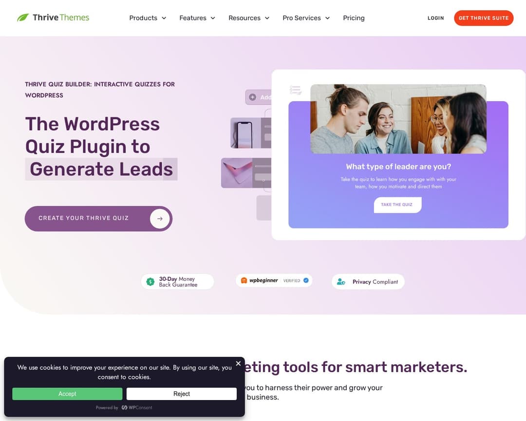 Thrive Quiz Builder