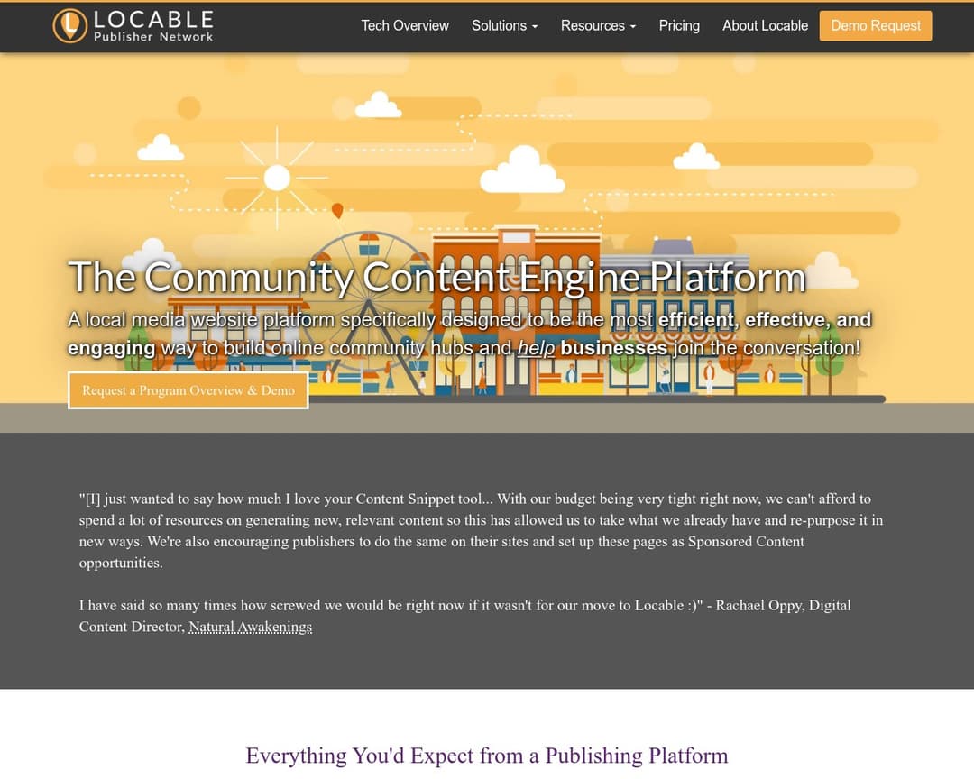 Locable Community Content Engine