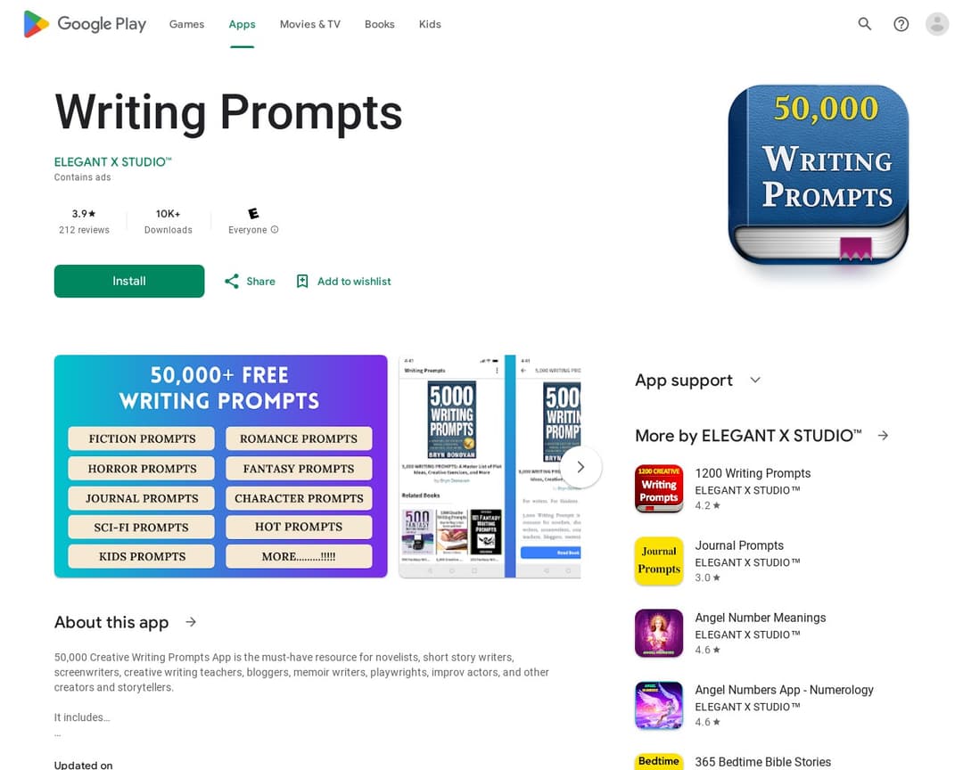 Writing Prompts