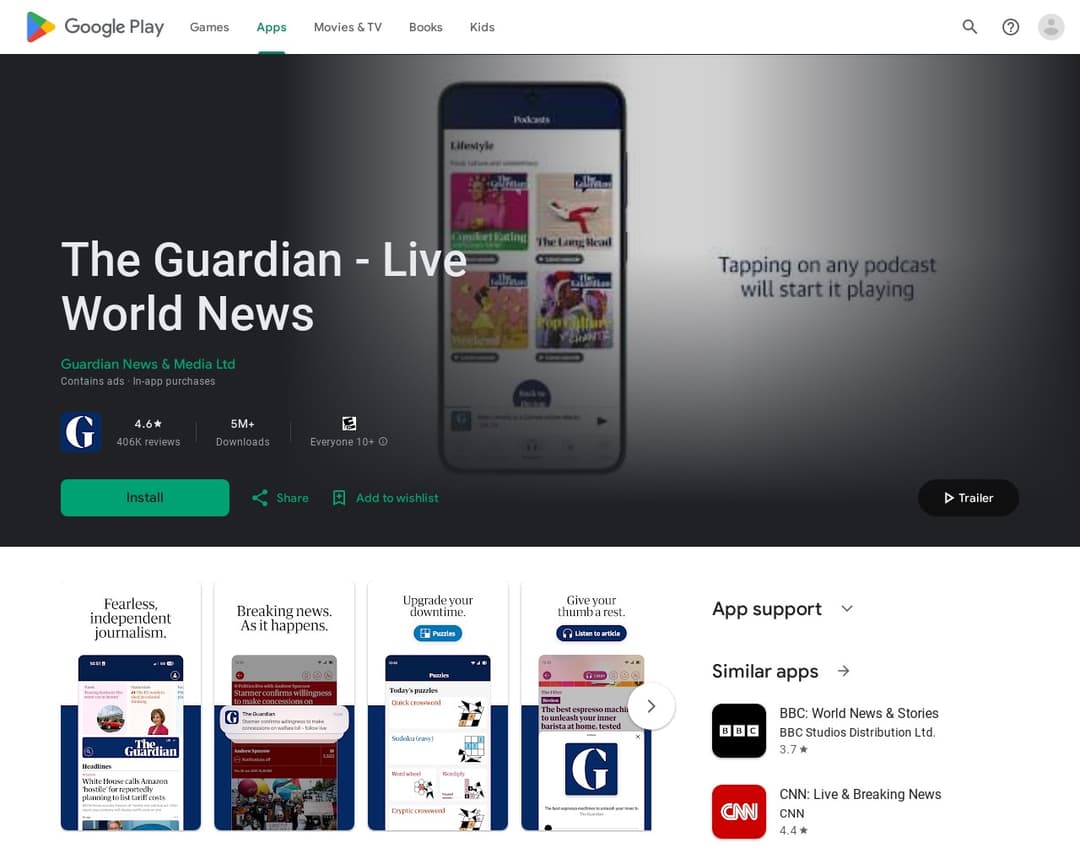 The Guardian - Live World News