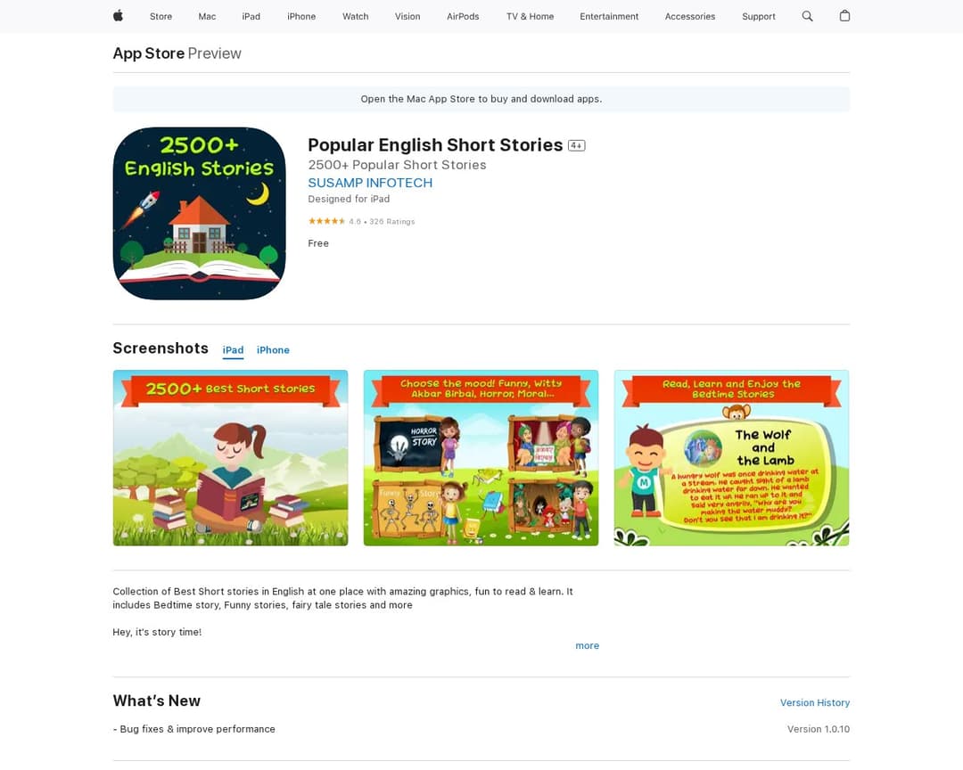 Popular English Short Stories