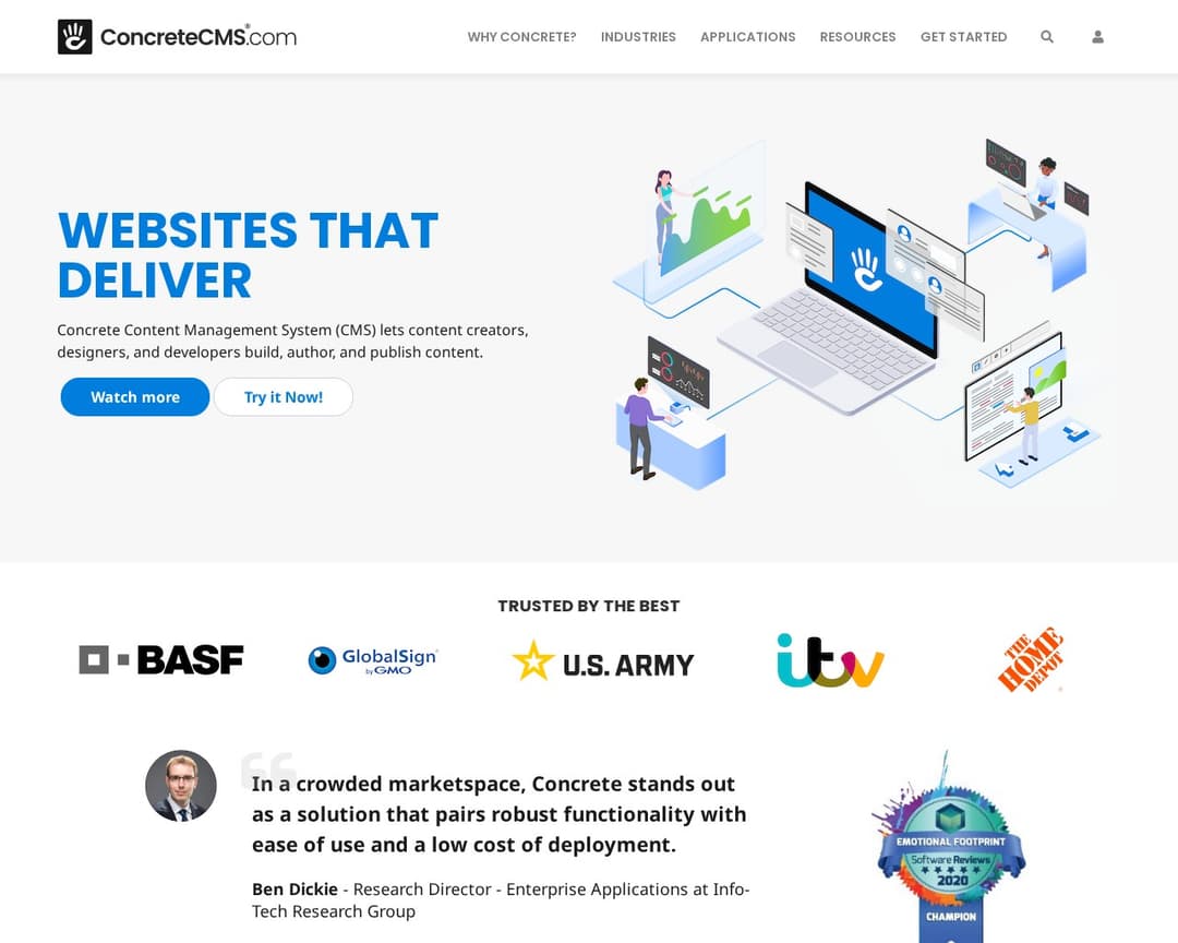 Concrete CMS