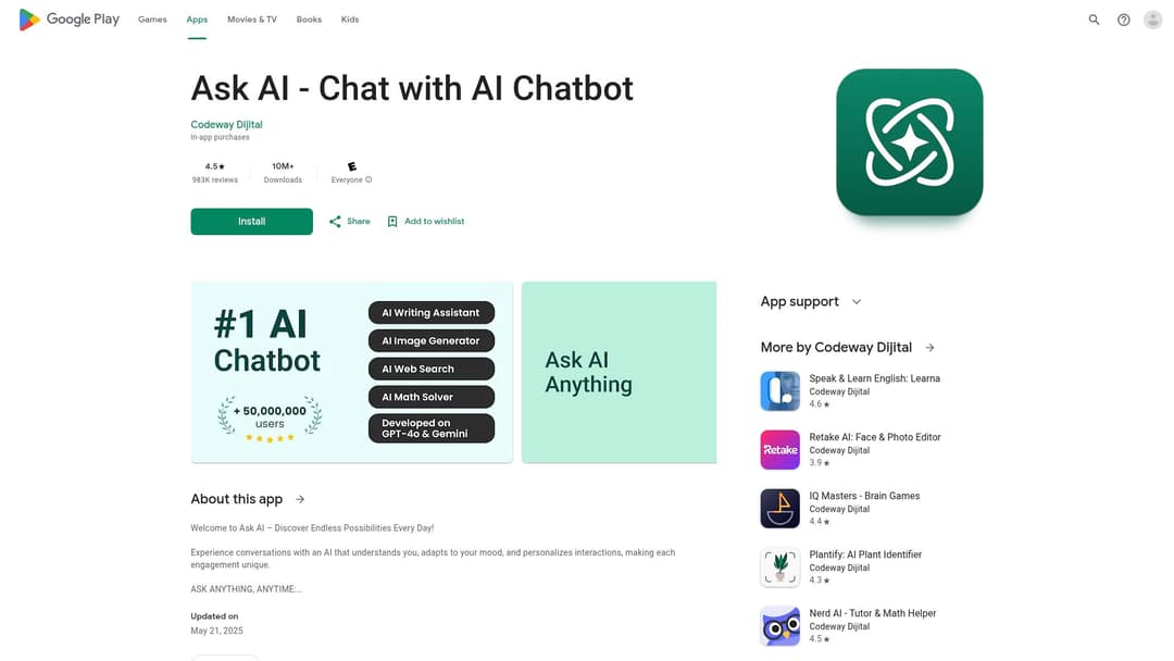 Ask AI - Chat with AI Chatbot