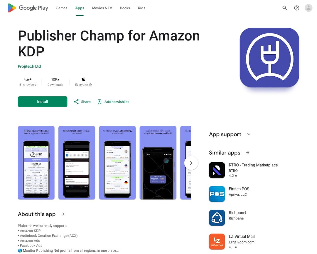 Publisher Champ for Amazon KDP